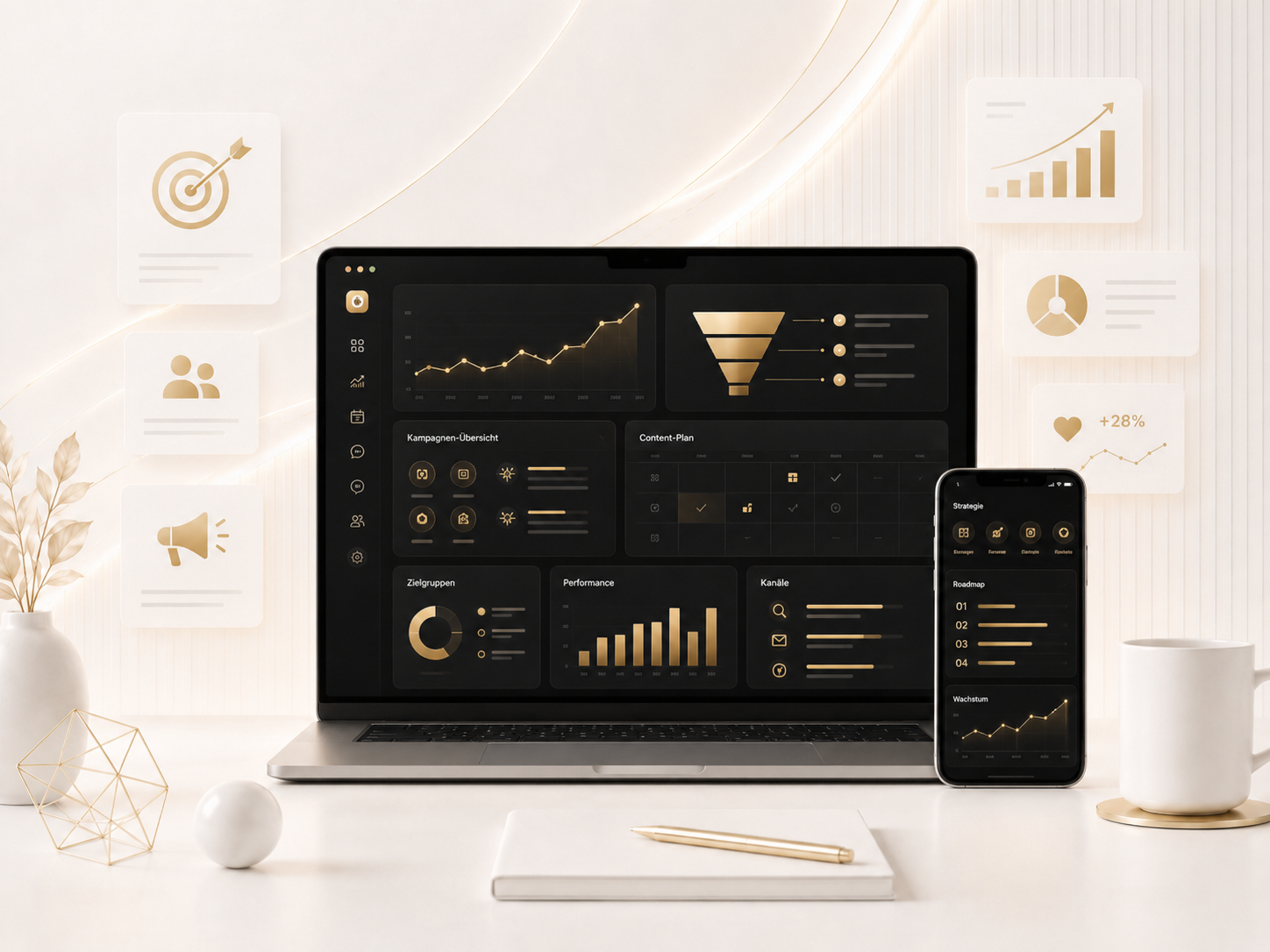 Marketing Strategie und digitale Sichtbarkeit
